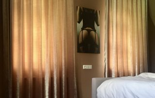 luxe slaapkamer hotel chique velours glans